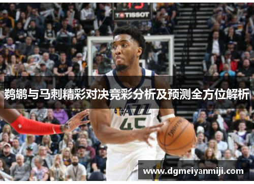 鹈鹕与马刺精彩对决竞彩分析及预测全方位解析